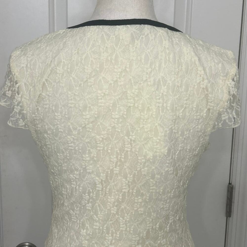 Thirty Thirty Y2K Babydoll Lace Coquette Top Bow Lingerie L Going Out Indie M - Picture 7 of 13